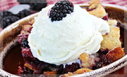 Blackberry & Malbec Cobbler